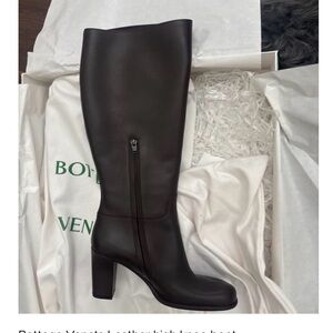 Bottega Veneta Dark Brown Heeled Boots